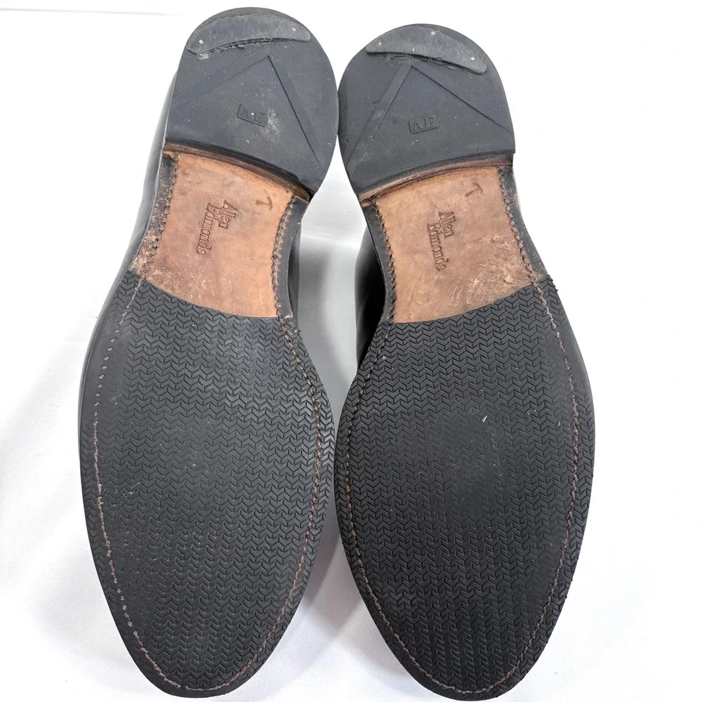 Allen Edmonds Split Toe Derby Black Leather Dress Shoes 11.5 B